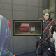 kasane giving a gift to gemma at the hideout in scarlet nexus